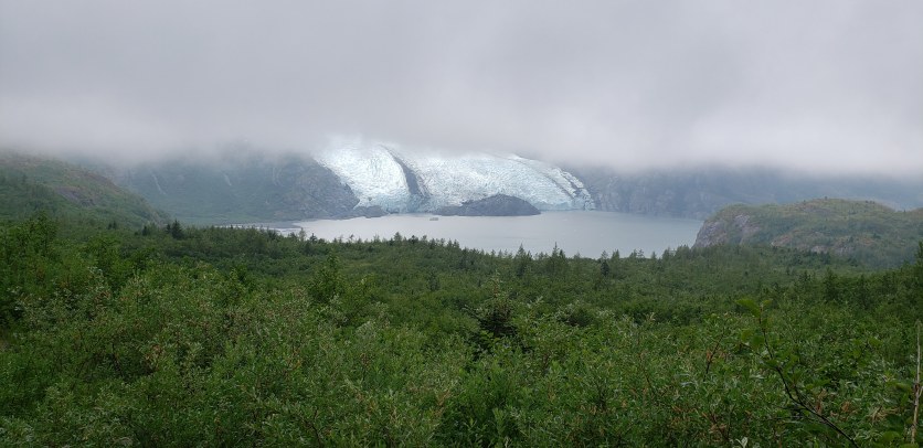 Portage glacier coming into view!